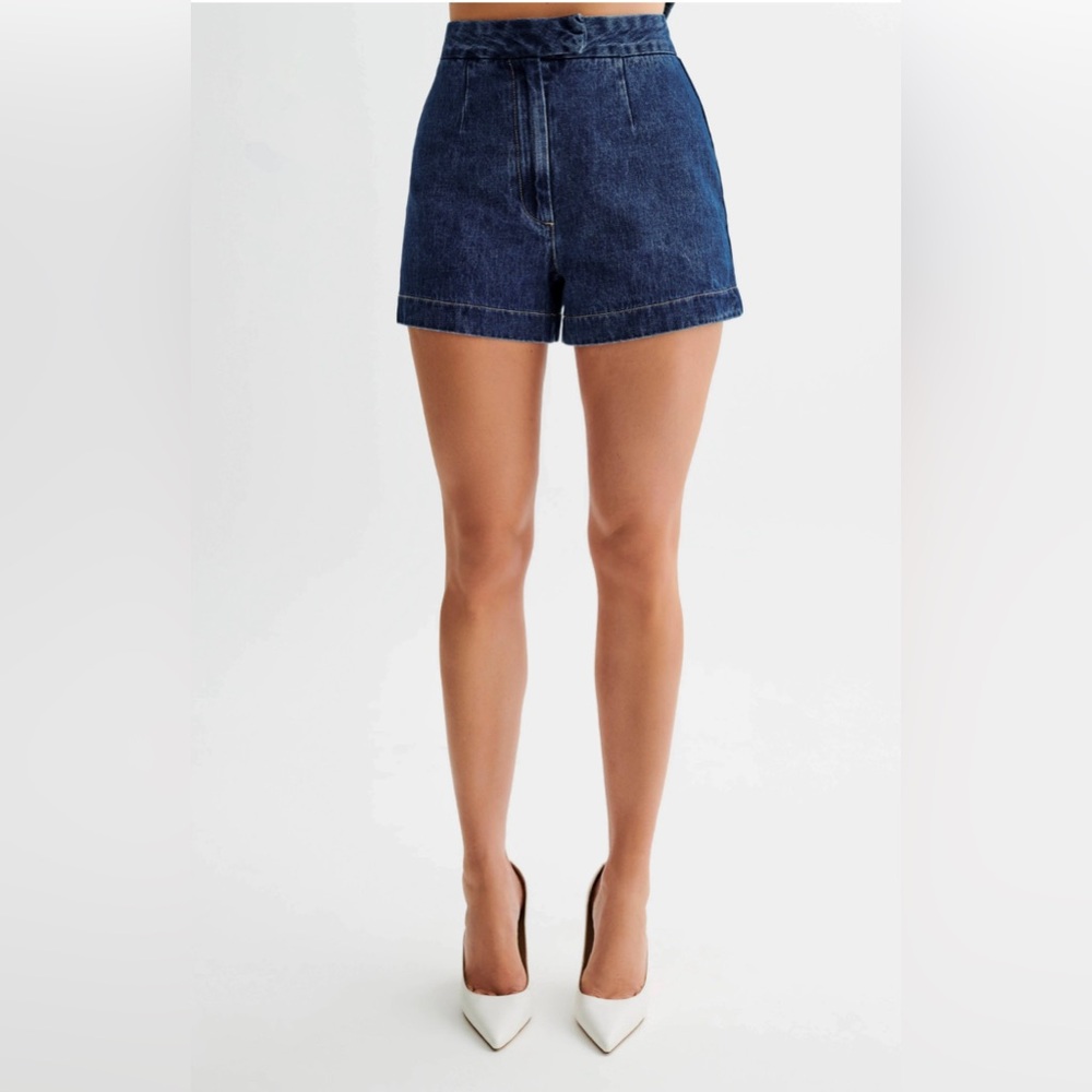 Meshki Blue Denim Women's Shorts